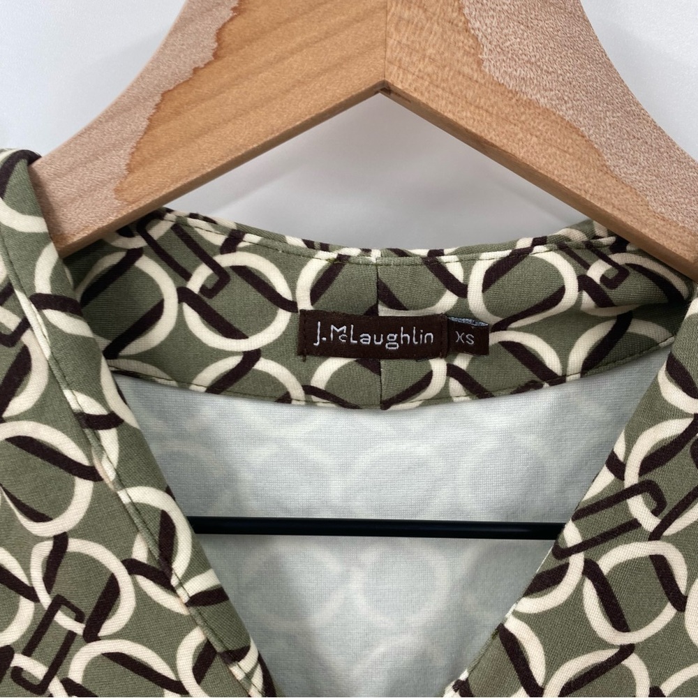 J. McLaughlin Geometric Print Sheath Dress‎ XS - Picture 6 of 6